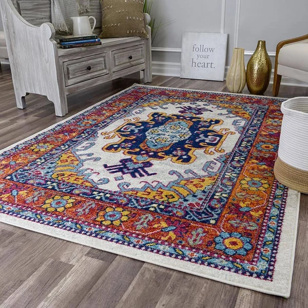 Rugs America Jorah Vintage Transitional Rug - 2&2 inchx8&0 inch - Juno