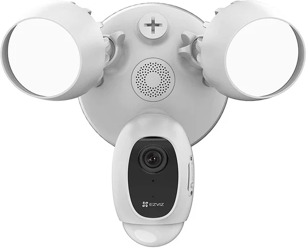 Ezviz LC1C Full HD Outdoor Floodlight Security Camera, H.265, Starlight - White