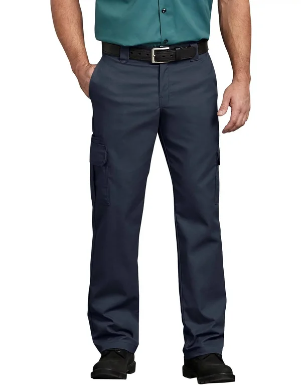 Dickies Men's Flex Regular Fit Straight Leg Work Cargo Pants - Dark Navy - 30x30