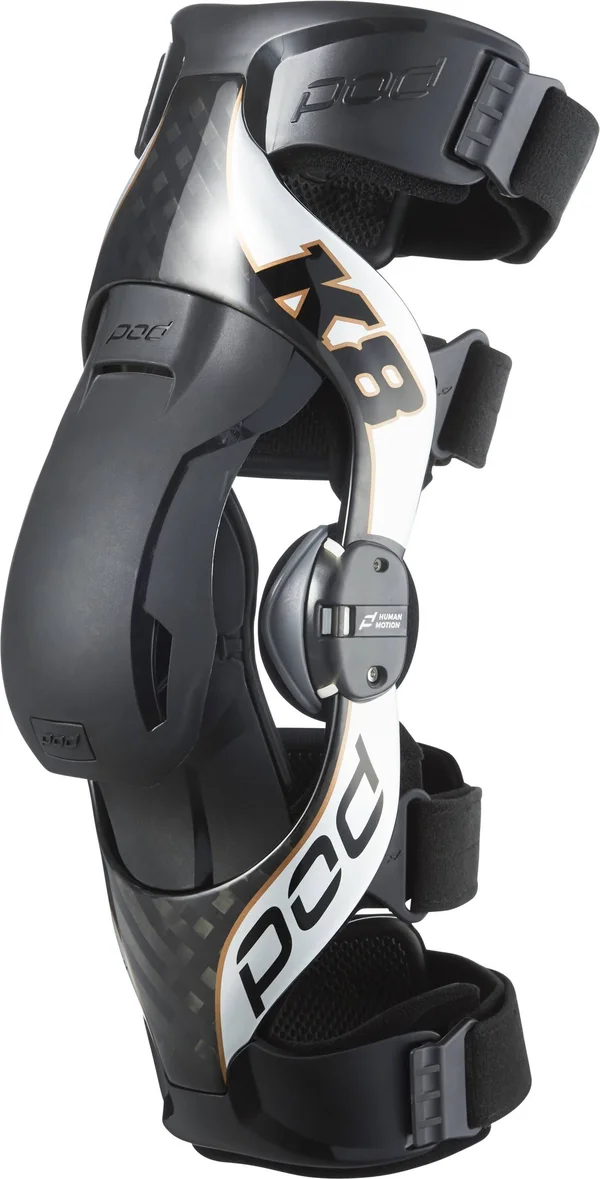 Pod K8 Unbreakable Knee Brace Carbon/Copper Medium Pair