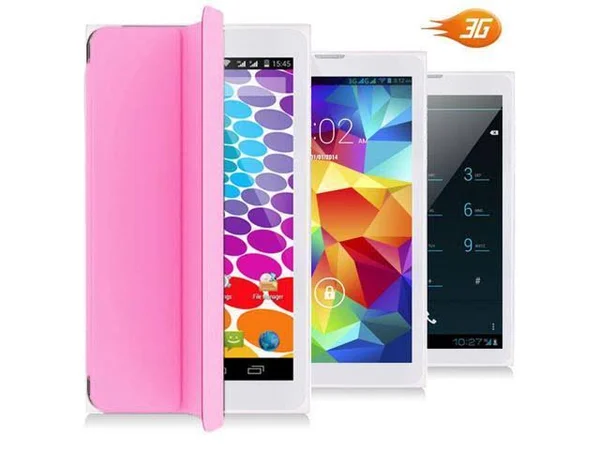 Indigi Unlocked! 7x22 Android 4.4 3G 2SIM Tablet & Phone w/ Built-in SmartCover & Bluetooth Included