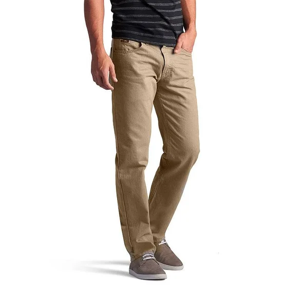 Lee Men's Regular Fit Straight Leg Jeans - Tarmac