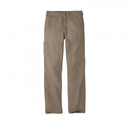 Blank Carhartt Men Canvas Work Dunagree Pant - SIZE:38 Waist 32 Inseam, Light Brown