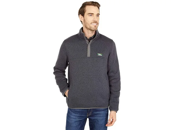 Men's L.L.Bean Sweater Fleece Pullover - Size Medium - Grey