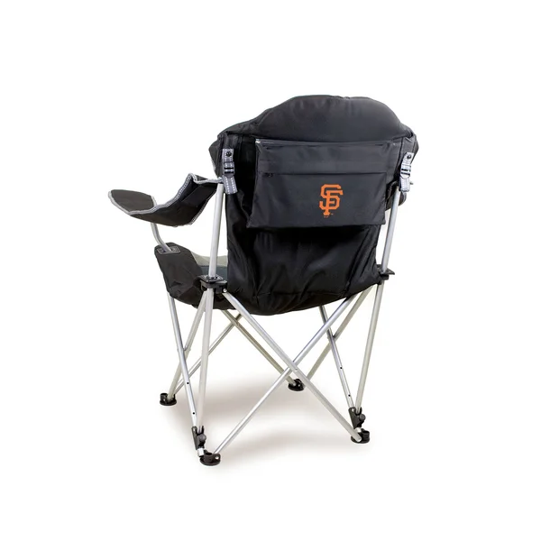 Picnic Time San Francisco Giants Reclining Camp Chair, Black