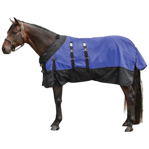 StormShield Contour Collar Classic Heavyweight Turnout Blanket - Bellyband 84 Royal