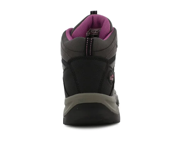 Pacific Mountain Youth Kingston Jr Waterproof Mid Hiking Boots - Charcoal 11