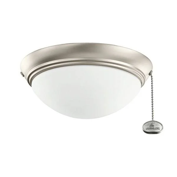 Kichler 380120TZP Small Low Profile Fixture, Tannery Bronze Powder Coat