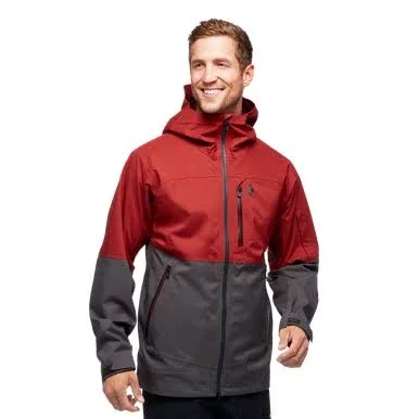 Black Diamond BoundaryLine Mapped Jacket - Men's Anthracite/Walnut - M