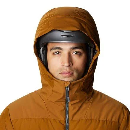 Mountain Hardwear Direct North GTX Windstopper Down Jacket - Men's Golden Brown, XL