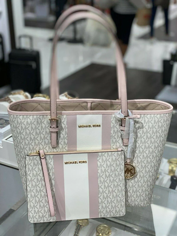 Michael Kors Jet Set Travel Medium Carryall Tote Bag Purse Handbag