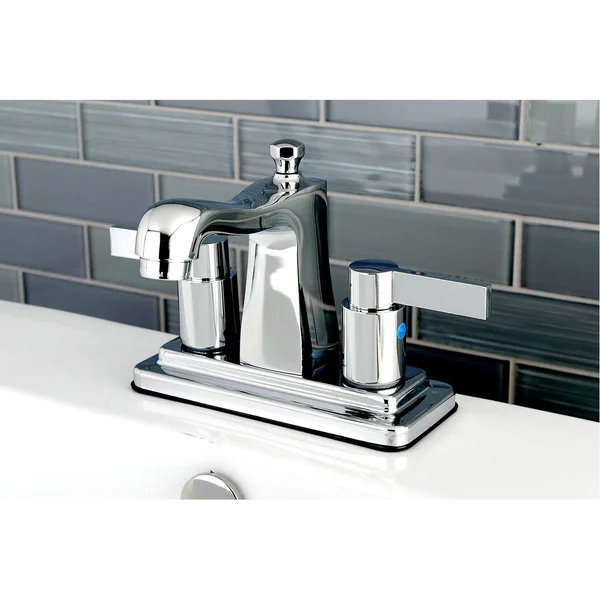 Kingston Brass FB4641NDL 4x22 Centerset Bathroom Faucet - Polished Chrome