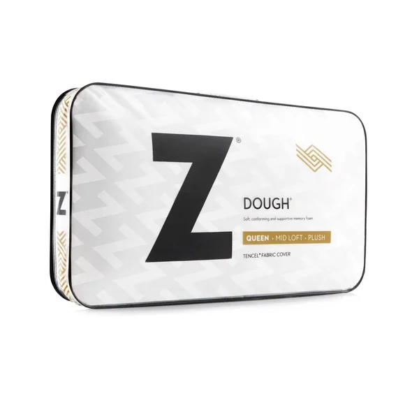 Malouf Dough King Mid Loft Memory Foam Pillow Plush