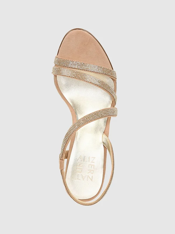 Naturalizer Vanessa Strappy Sandals - Barely Nude
