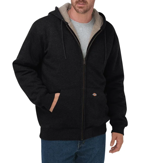 Dickies Men's Black Sherpa Lined Fleece