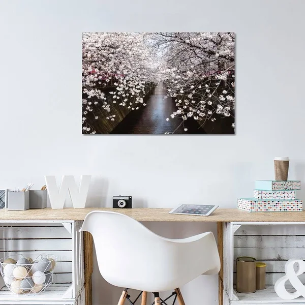 iCanvas Cherry Blossom Season, Tokyo, Japan Art by Matteo Colombo Canvas Art Wall Decor ( Floral & Botanical > Flowers u
