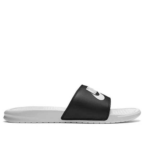 Nike Benassi JDI Mismatch Black White Beach & Pool Slides/Slippers 818736-011 (Size: US 11)