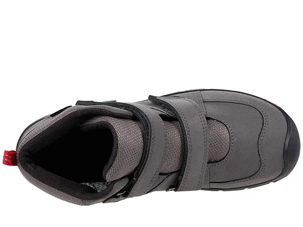 Keen Youth Hikeport 2 Mid Strap WP Boot - 3 - Magnet, Red Carpet