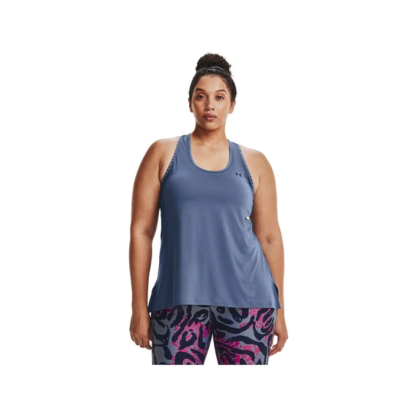 Plus Size Under Armour Knockout Tank - Women's, Size: 3XL, Blue