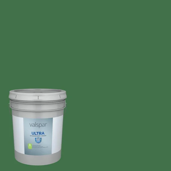 Valspar Ultra Semi-Gloss Vegas Green 6009-7 Interior Paint (5-Gallon) - 6009-7-935309