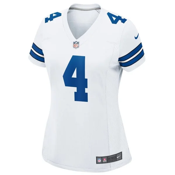 Nike Dak Prescott Dallas Cowboys Women's White Game Jersey Size: Small