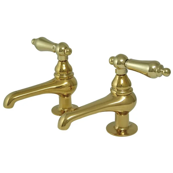 Kingston Brass KS3202AL Restoration Basin Tap Faucet, Polished Brass