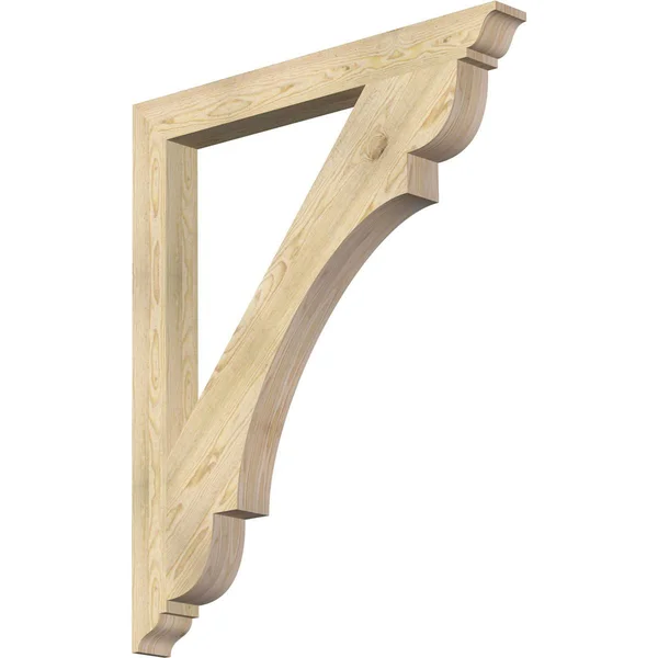 4x22W x 40x22D x 48x22H Olympic Traditional Rough Sawn BRACKET, Douglas Fir