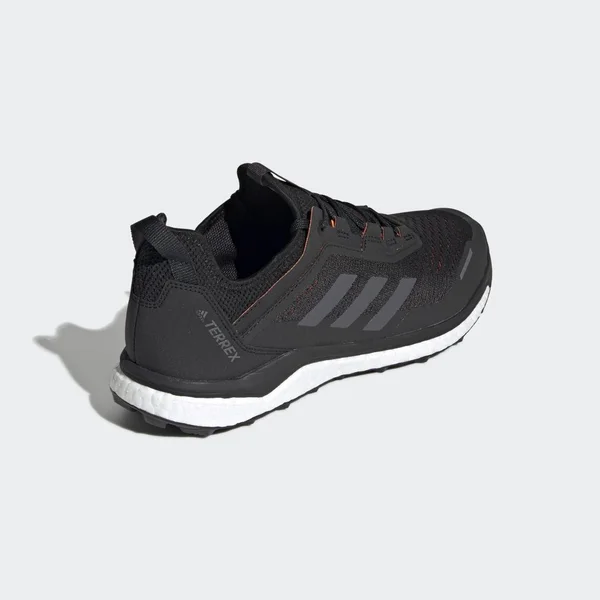 Adidas Men's Terrex Agravic Flow Shoes Black, Grey Six, Solar Orange 11