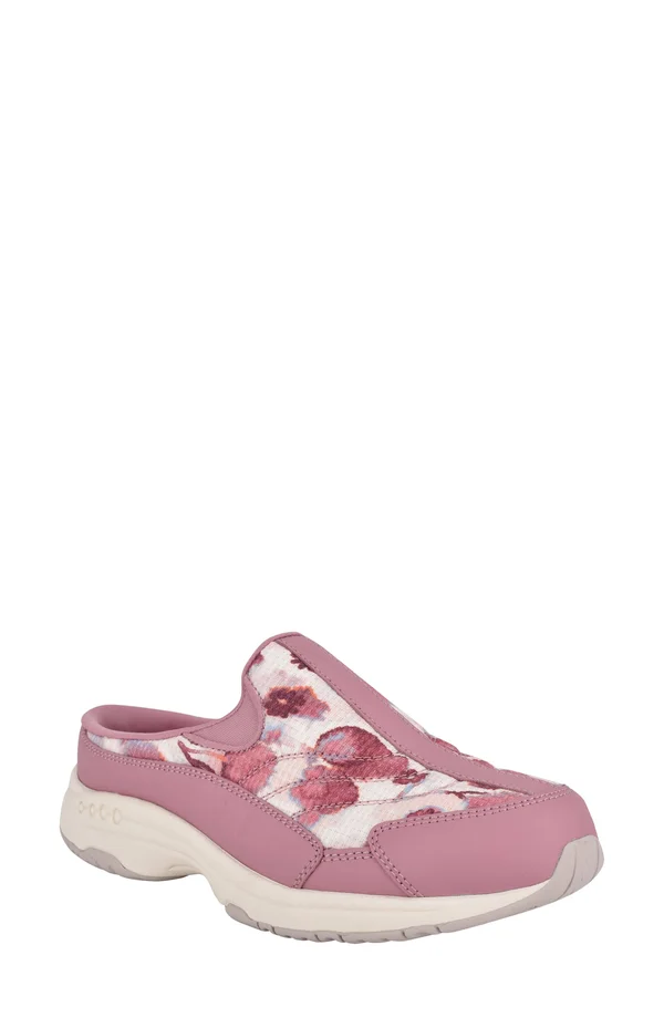 Easy Spirit Traveltime Women's Mules, Size: 10.5, Med Pink