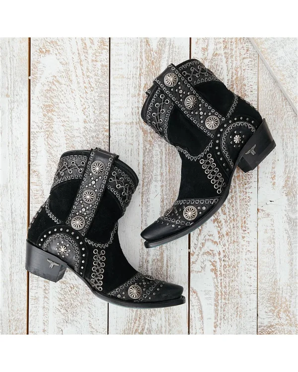 Women's Wind Walker Western Boots 10 - M, Black