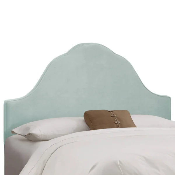 Skyline Furniture Arched Upholstered Panel Headboard - Size: Full, Upholstery: Pool