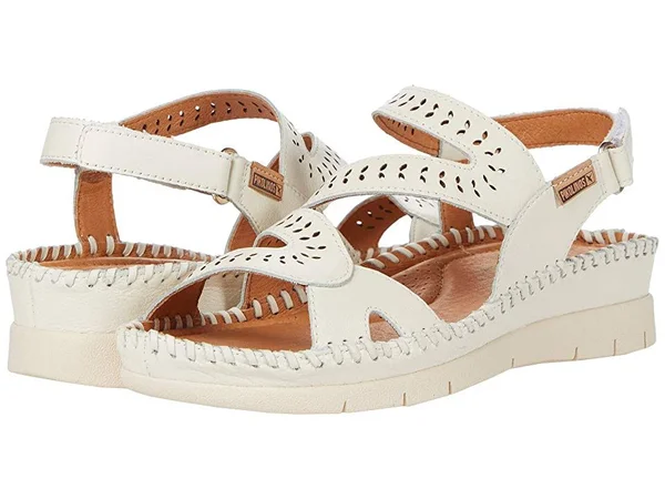 Pikolinos Leather Wedge Sandals Altea W7N