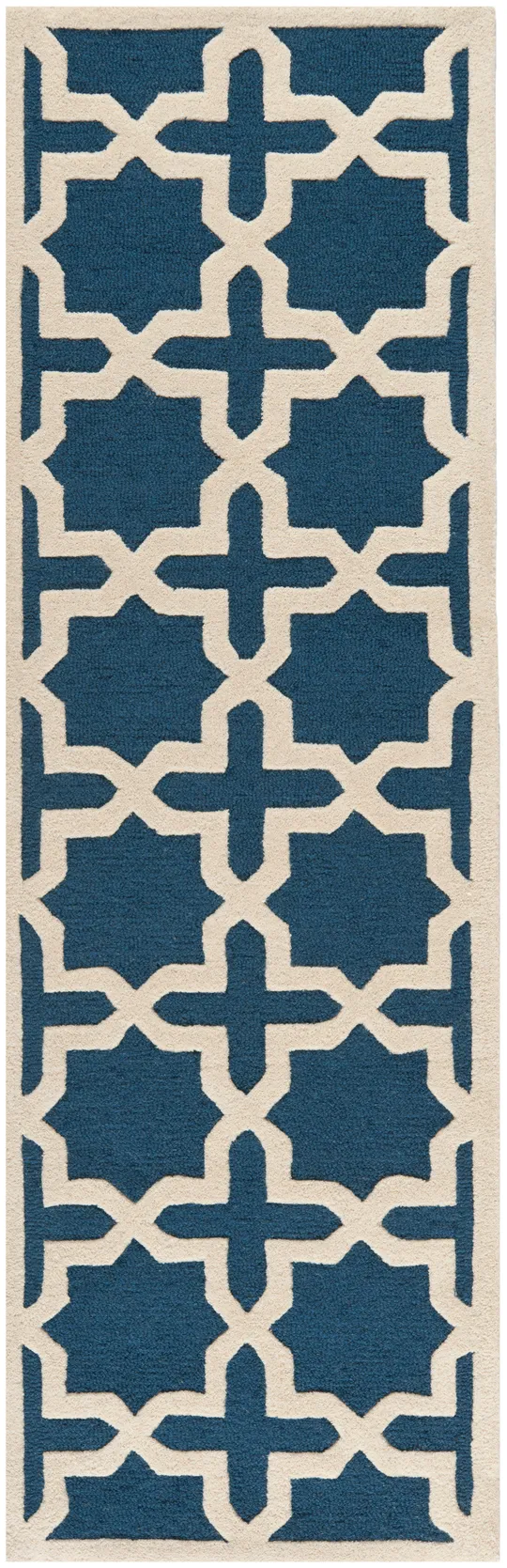 Safavieh Cambridge Navy Blue & Ivory 4& x 6& Rug