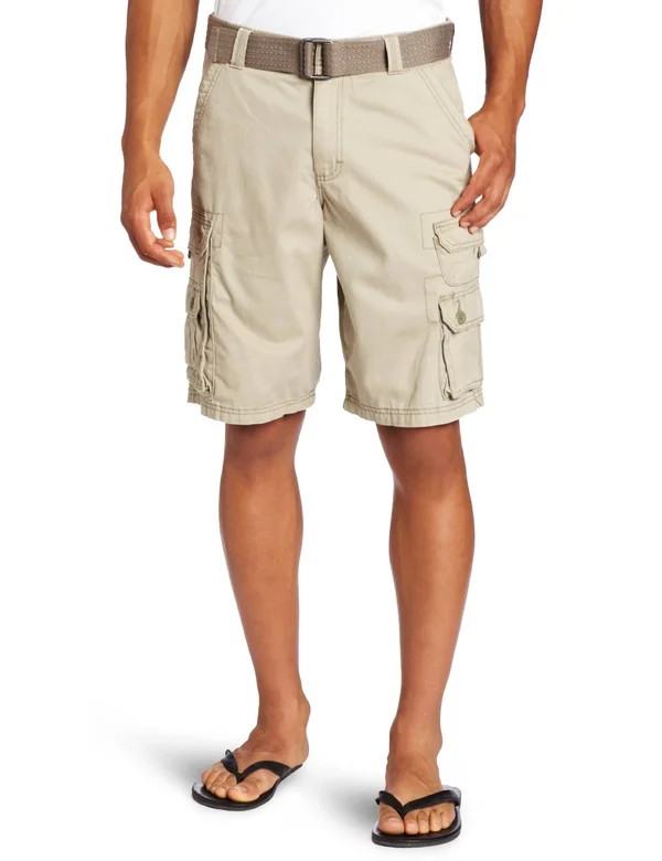 Lee Wyoming Belted Cargo Shorts Beige