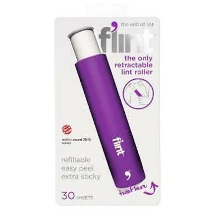 6unit Flint Fld008bh-tp-us Lint Roller Paper, Purple, Size: One Size