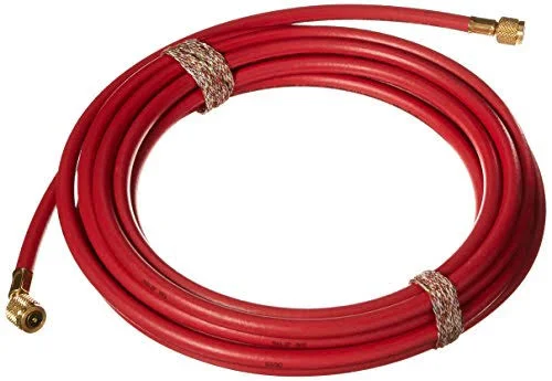 Yellow Jacket - 21725, Plus II 1/4x22 Red Charging Hose