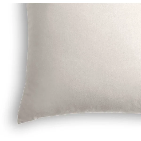 White Velvet Throw Pillow Cover - 24 x 24 - Pink