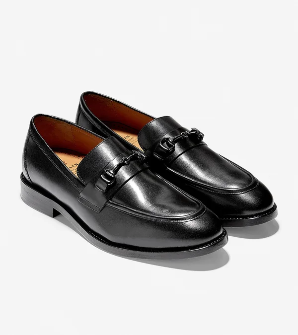 Cole Haan Men's Kneeland Bit Loafer (Black, 13 D)