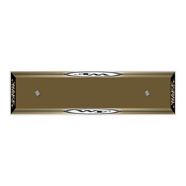 Wake Forest Demon Deacons: Edge Glow Pool Table Light Gold - Mascot