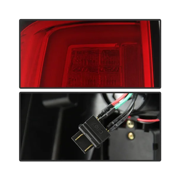 Spyder 5084040 Red LED Light Bar Tail Lights