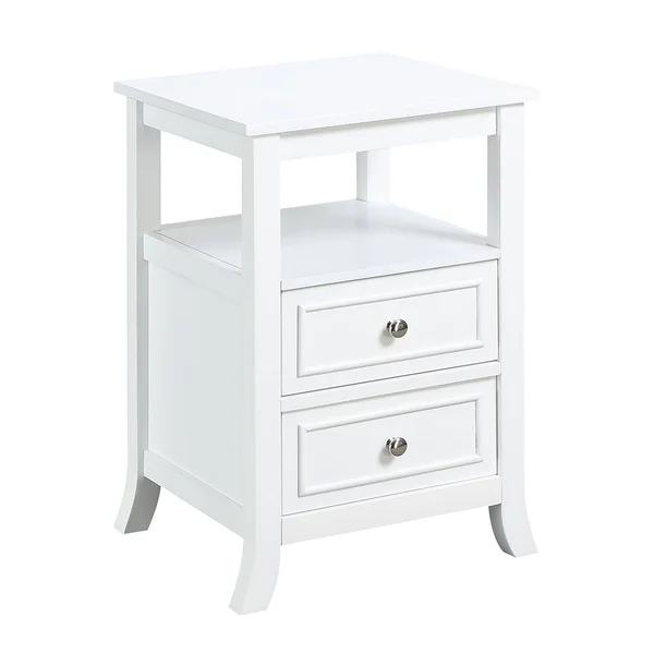 Copper Grove Aubrieta 2-Drawer End Table - Black