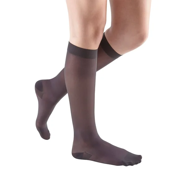 Mediven Sheer & Soft - 30-40 mmHg, Calf High, Closed Toe Ebony, III-Petite