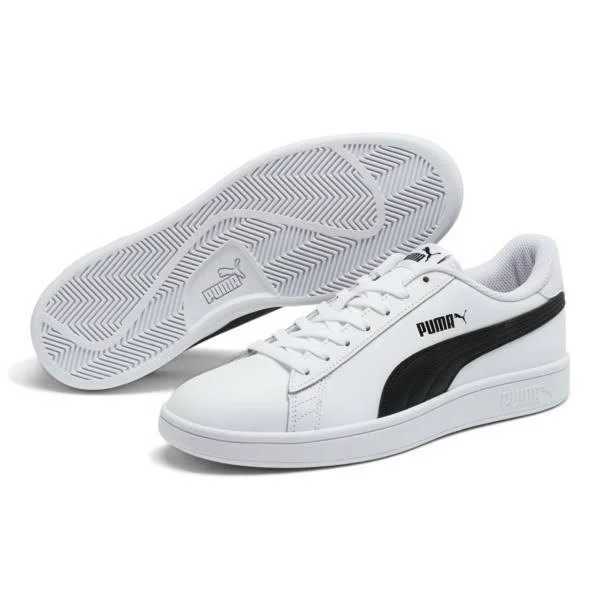Puma Men's Smash V2 Sneaker White/Black 8