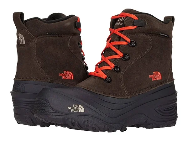 The North Face Chilkat Lace II - Boys 11 Toddler Brown Boot Medium