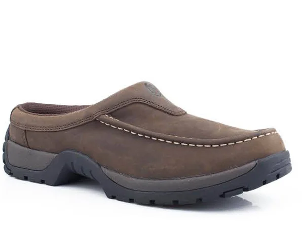 Roper Casual Shoes Mens Leather Slip 09-020-1650-1561 BR Brown
