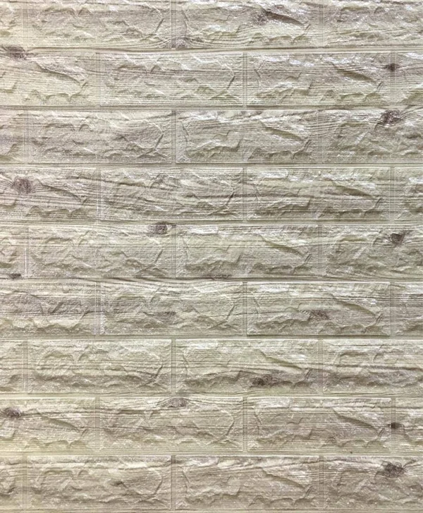 Dundee Deco Falkirk Jura II 28 in. x 30 in. Peel and Stick Greenish Brown Faux Bricks PE Foam Decorative Wall Paneling (10-Pack)