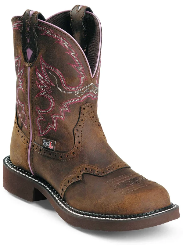 Justin Women's Gypsy Wanette Steel Toe Work Boots - Brown