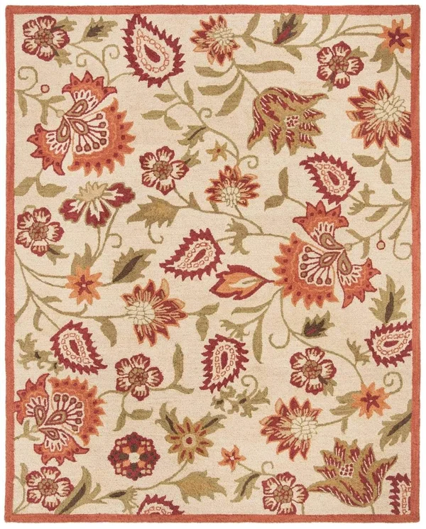 Safavieh 2&-3x22 x 14& Blossom BLM862A Beige Multi Rug