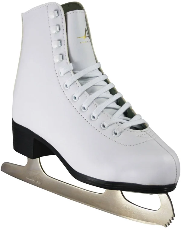 American Athletic Shoe Women's Tricot Lined Ice Skates 8 White