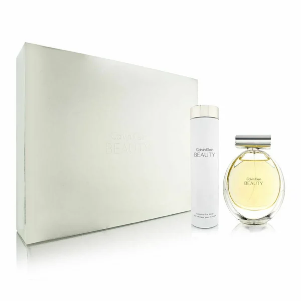 Calvin Klein Beauty by Calvin Klein for Women - 2 PC Gift Set 3.4oz EDP Spray 6.7oz Luminous Skin Lotion